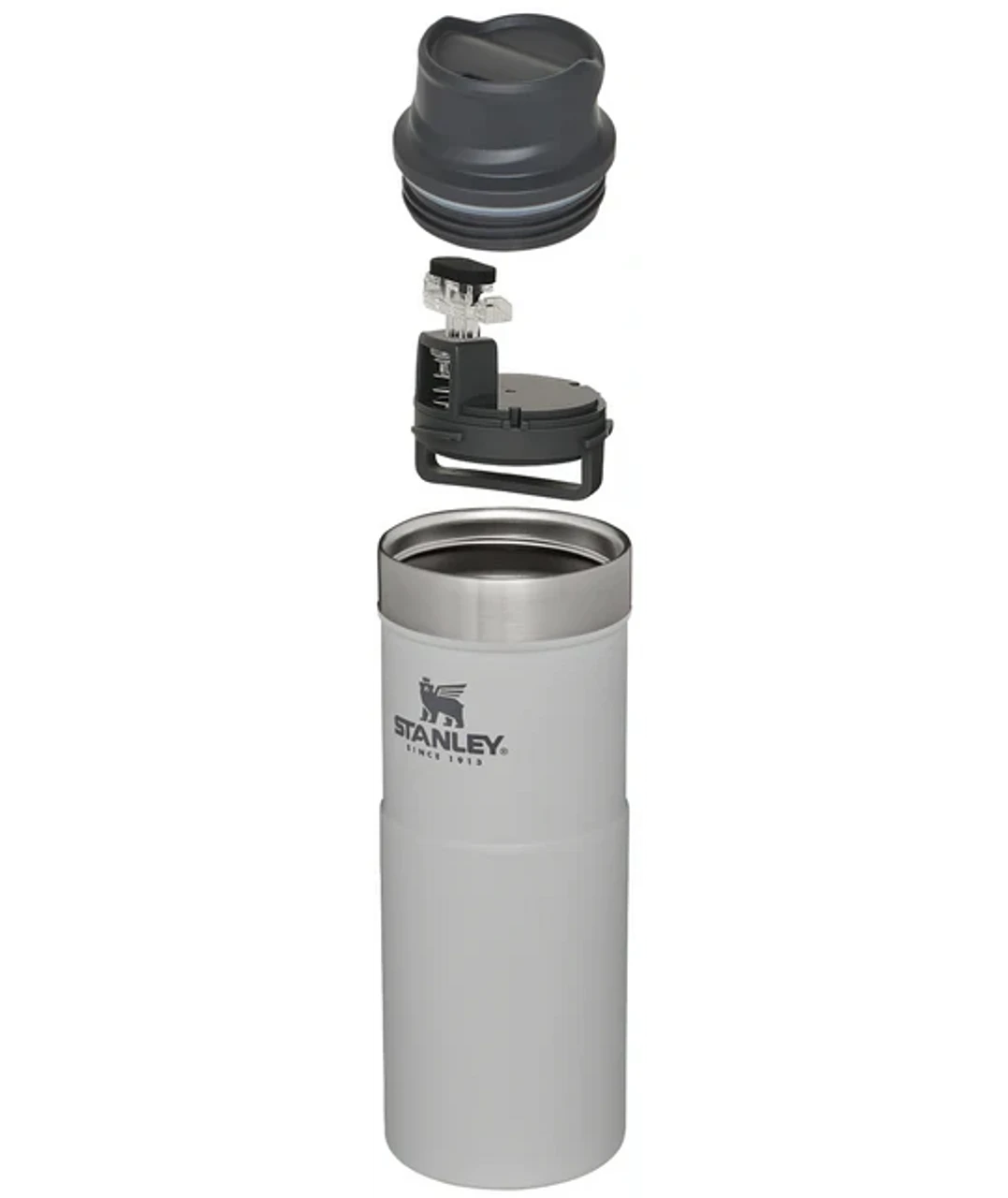 Stanley Classic Trigger-Action Travel Mug 16oz - Ash 3 Stanley Classic Trigger-Action Travel Mug 16oz - Ash - Image 3