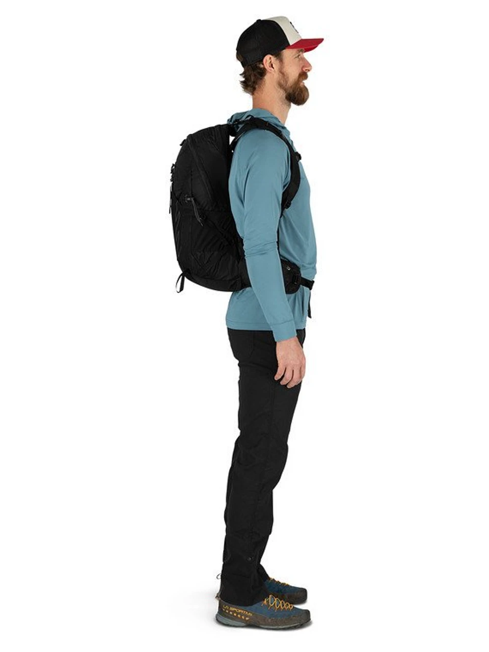 Osprey Men's Talon 22 Backpack - L/XL - Stealth Black 5 Osprey Men's Talon 22 Backpack - L/XL - Stealth Black - Image 5