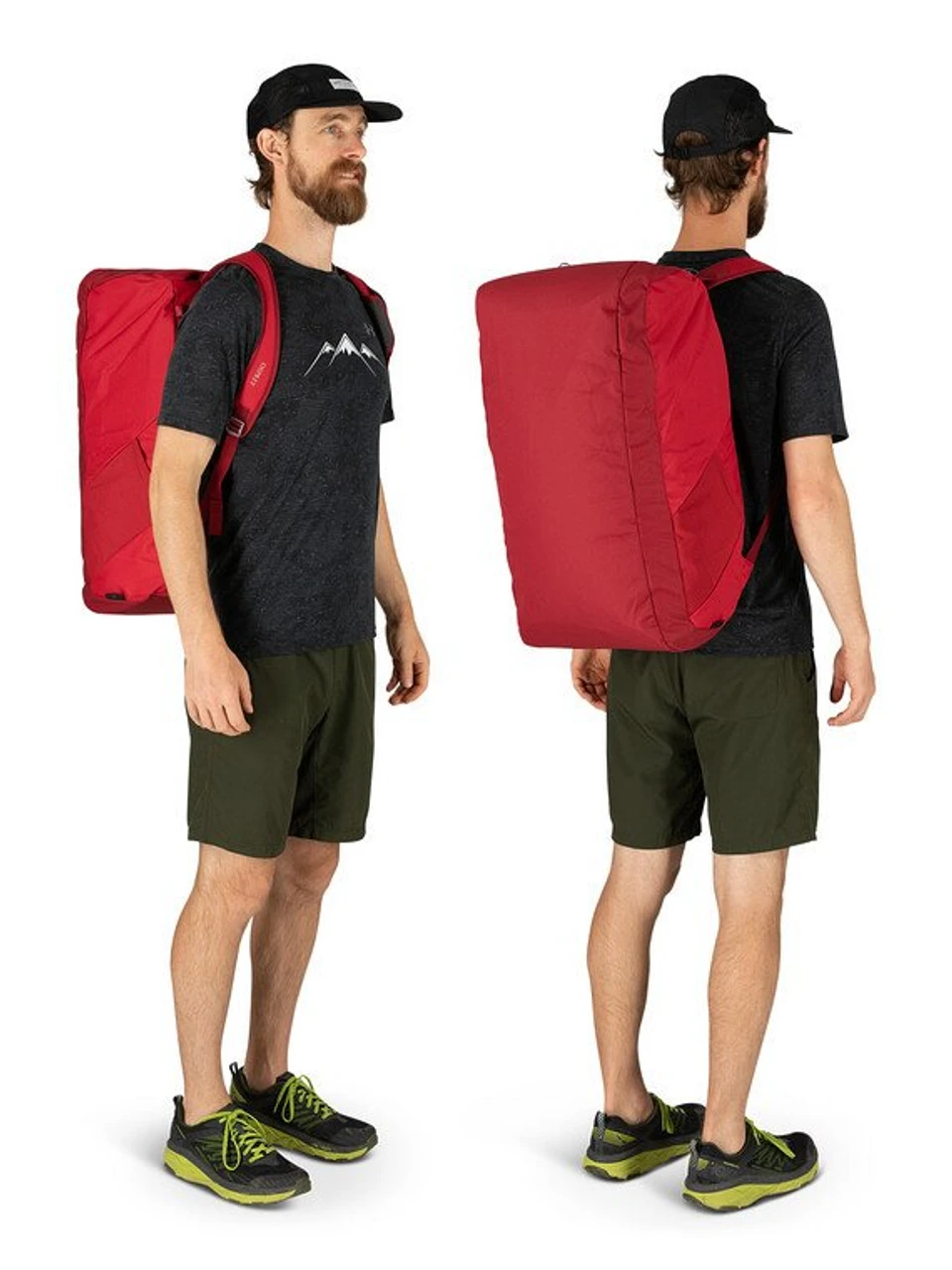 Osprey Daylite Duffel 60 Bag - Cosmic Red 5 Osprey Daylite Duffel 60 Bag - Cosmic Red - Image 5