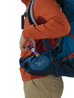 Osprey Men's Atmos AG LT 65 L/XL Backpack - Night Shift Scoria Blue -Camping Series Store 10004687 scoriablue g 03376.1679507394