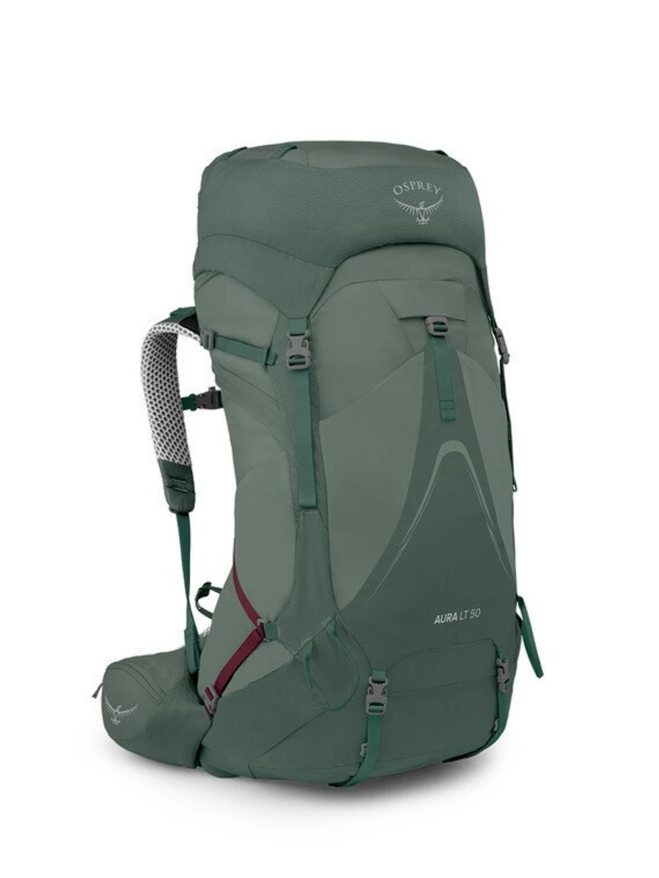 Osprey Women's Aura AG LT 50 M/L Backpack - Spring Green 1 Osprey Women's Aura AG LT 50 M/L Backpack - Spring Green