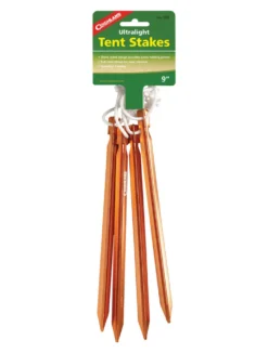 Coghlans Ultralight Tent Stakes (4 Per Pack) - Orange