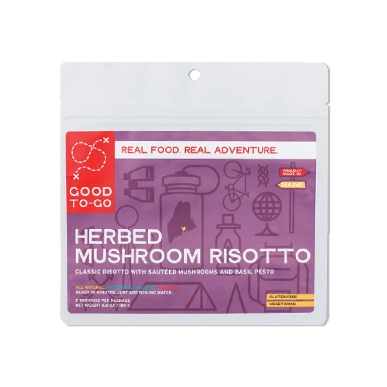 Herbed Mushroom Risotto - Purple 1 Herbed Mushroom Risotto - Purple