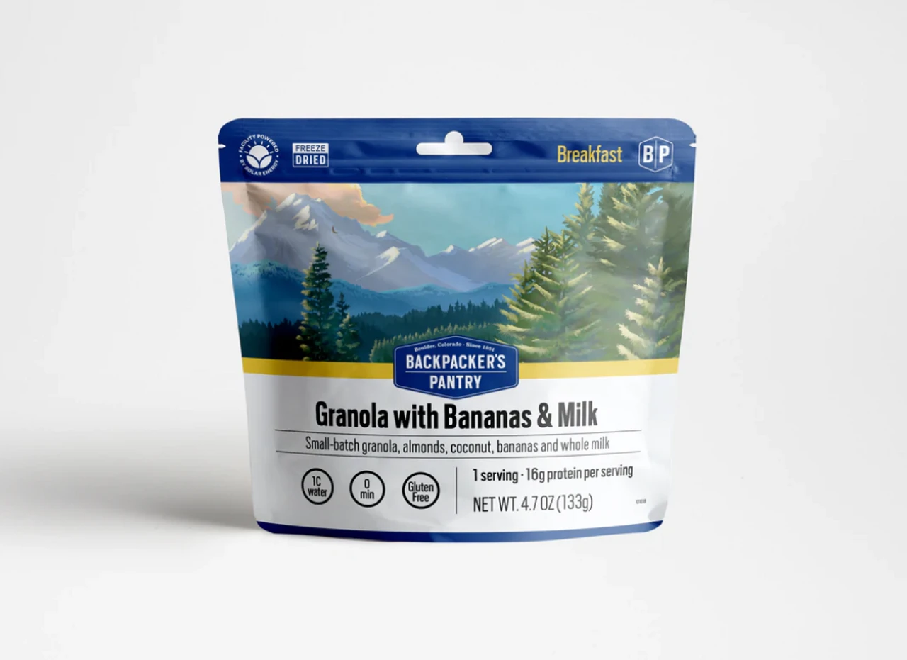 Granola With Bananas, Almonds And Milk - (1 Serving) - Multi 1 Granola With Bananas, Almonds And Milk - (1 Serving) - Multi