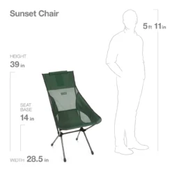 Helinox Sunset Chair - Forest Green 5 Helinox Sunset Chair - Forest Green -Camping Series Store 11158 forest green 3 69878.1594301556