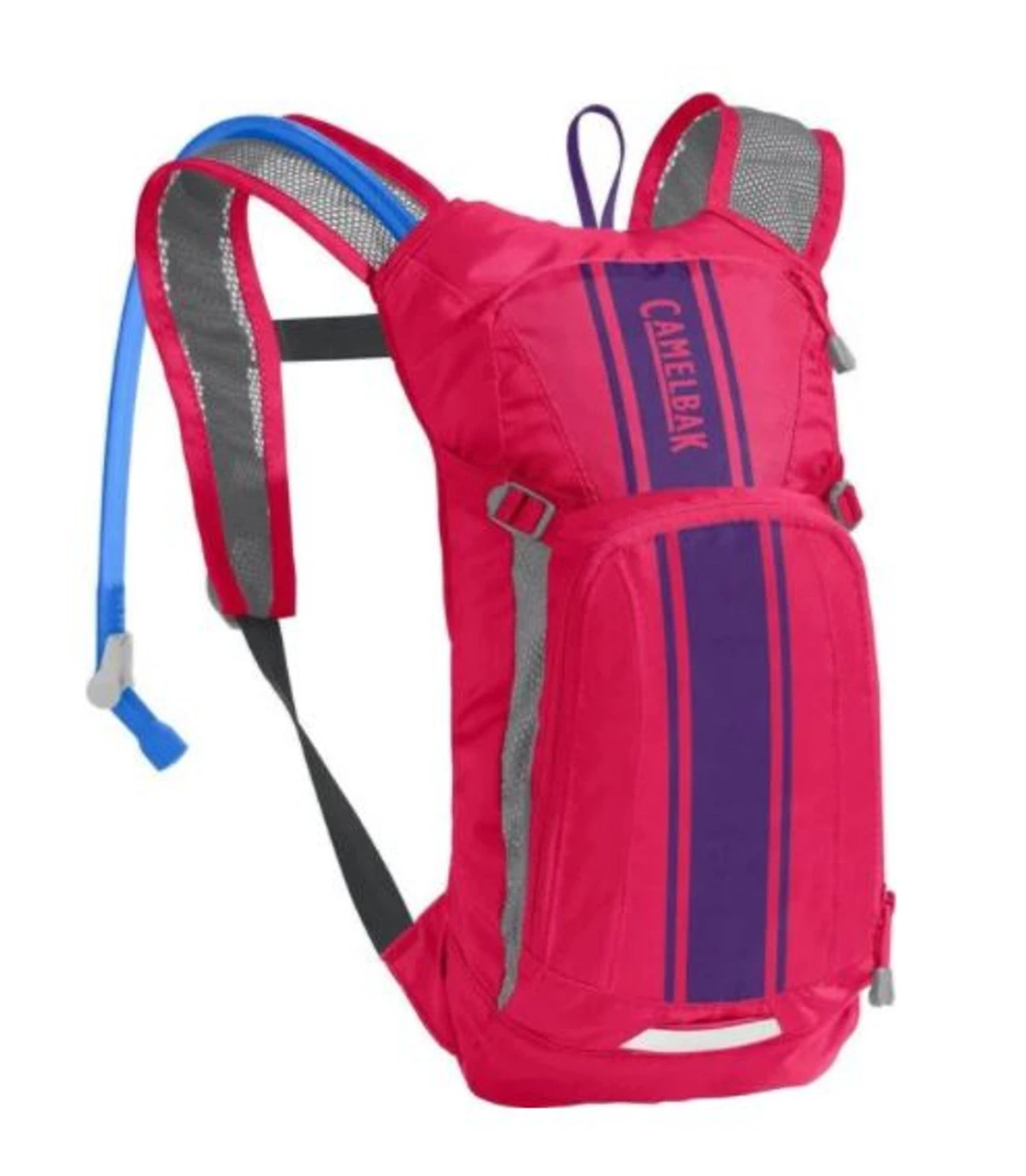 Camelbak Kid's Mini Mule 50oz. Hydration Pack - Hot Pink Purple Stripe 1 Camelbak Kid's Mini Mule 50oz. Hydration Pack - Hot Pink Purple Stripe