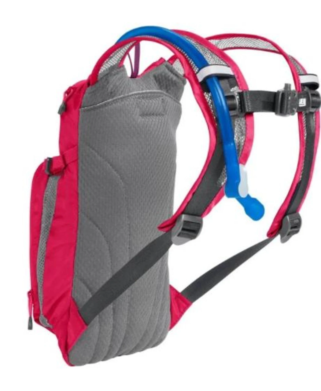 Camelbak Kid's Mini Mule 50oz. Hydration Pack - Hot Pink Purple Stripe 2 Camelbak Kid's Mini Mule 50oz. Hydration Pack - Hot Pink Purple Stripe - Image 2