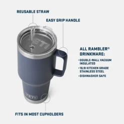 Yeti Rambler 35 Oz Straw Mug - Navy -Camping Series Store 21071501813 navy e 40368.1681327876