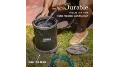 Coleman OneSource Rechargeable Built-In Pump Camp Shower Sprayer - Black -Camping Series Store 2156373 black c 65633.1682692357