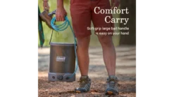 Coleman OneSource Rechargeable Built-In Pump Camp Shower Sprayer - Black -Camping Series Store 2156373 black d 35911.1682692358