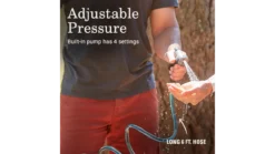 Coleman OneSource Rechargeable Built-In Pump Camp Shower Sprayer - Black -Camping Series Store 2156373 black e 53819.1682692359