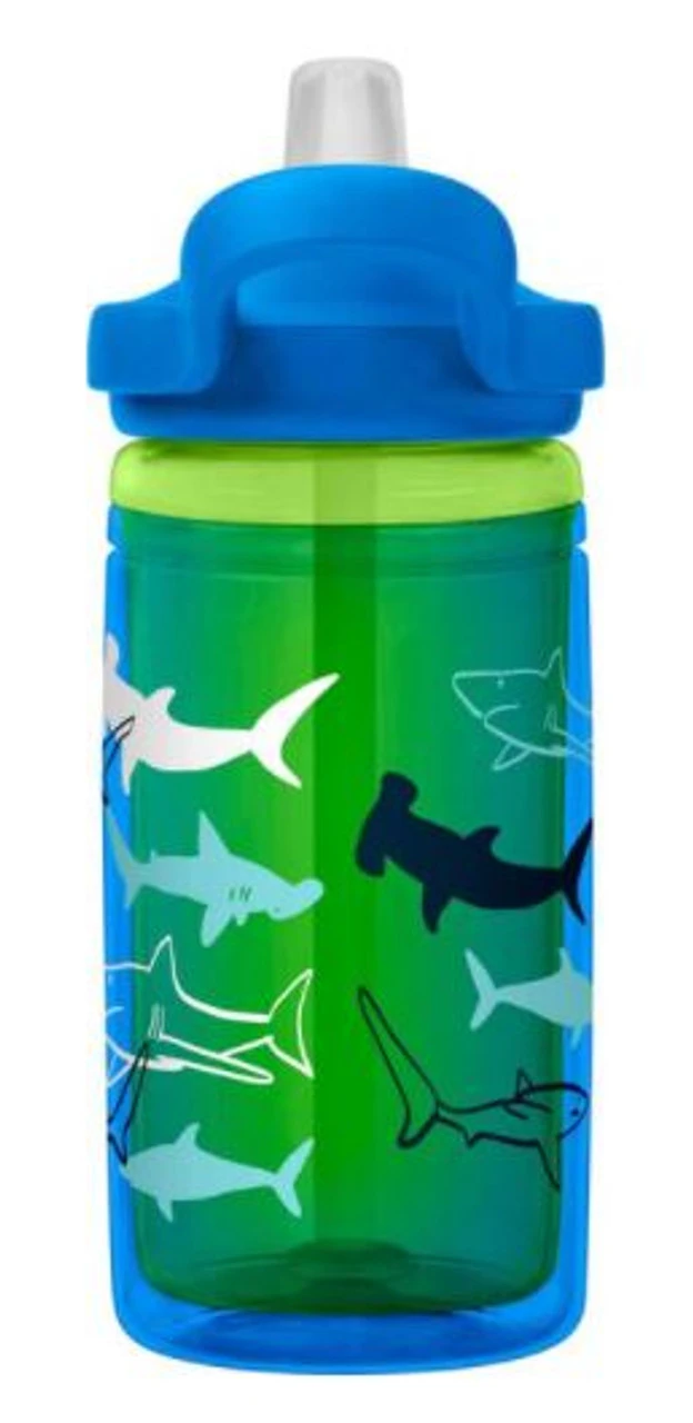 Camelbak Eddy+ Kid's .4L Bottle, Insulated - Scuba Sharks 2 Camelbak Eddy+ Kid's .4L Bottle, Insulated - Scuba Sharks - Image 2