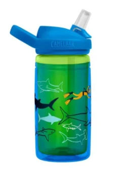 Camelbak Eddy+ Kid's .4L Bottle, Insulated - Scuba Sharks 5 Camelbak Eddy+ Kid's .4L Bottle, Insulated - Scuba Sharks -Camping Series Store 2283401040 eddykidsbottle scuba 3 33180.1615904577