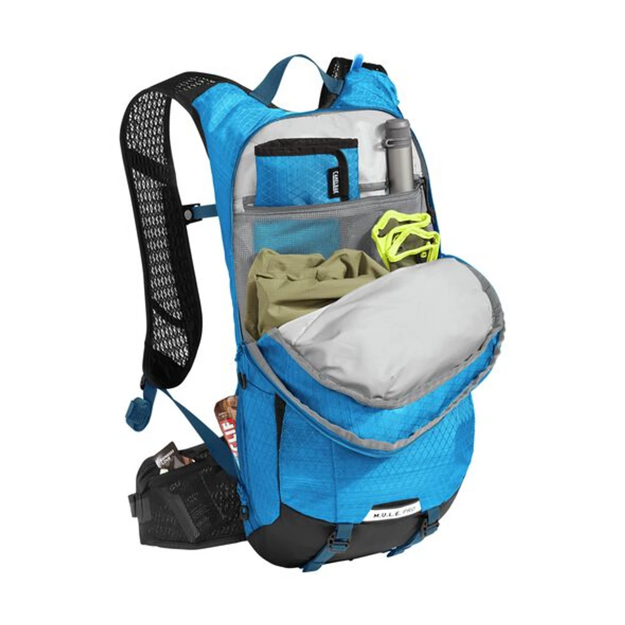Camelbak Men's M.U.L.E. Pro 14 100oz Hydration Pack - Ibiza Blue/Orange 2 Camelbak Men's M.U.L.E. Pro 14 100oz Hydration Pack - Ibiza Blue/Orange - Image 2