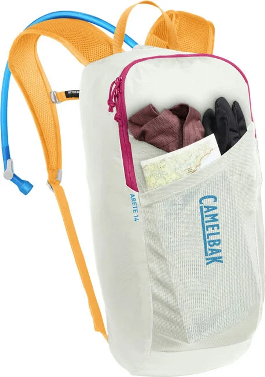 Camelbak Arete 14 50oz Hydration Pack - Vapor/Marigold 7 Camelbak Arete 14 50oz Hydration Pack - Vapor/Marigold - Image 7