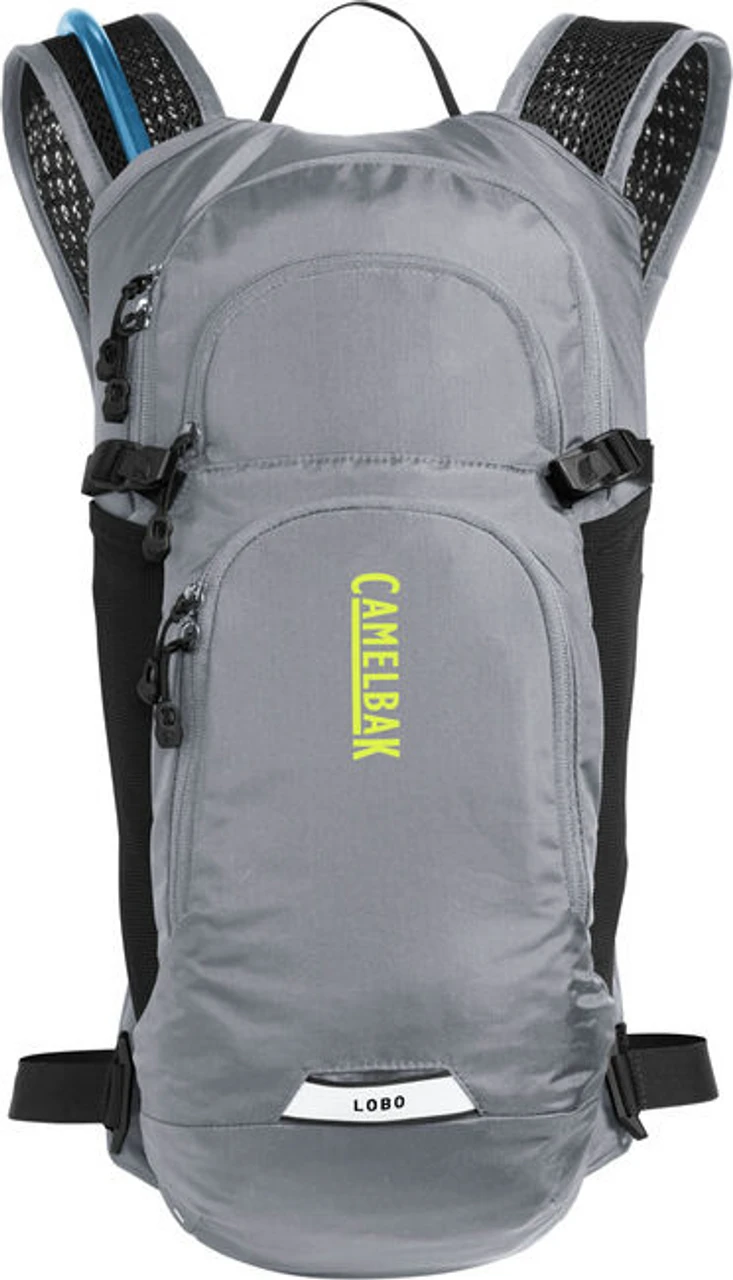 Camelbak Men's Lobo 9 70oz Hydration Pack - Gunmetal/Lime 4 Camelbak Men's Lobo 9 70oz Hydration Pack - Gunmetal/Lime - Image 4