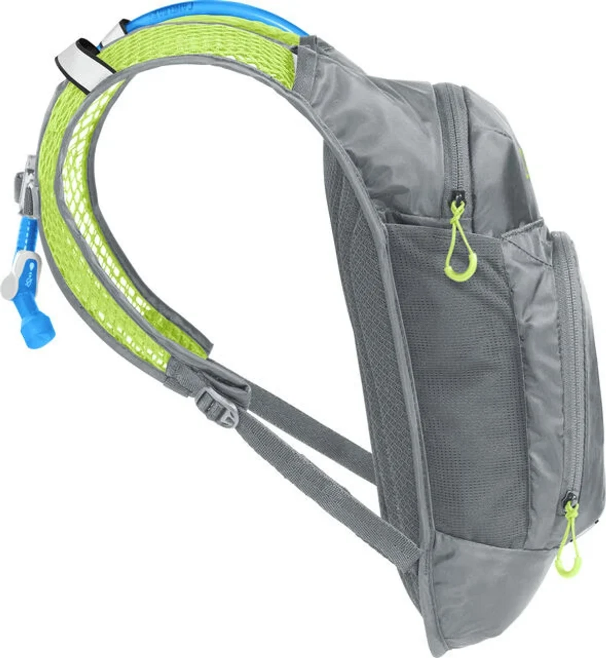 Camelbak Kids' Mini M.U.L.E. 50 Oz Hydration Pack - Metal Grey/Green 6 Camelbak Kids' Mini M.U.L.E. 50 Oz Hydration Pack - Metal Grey/Green - Image 6