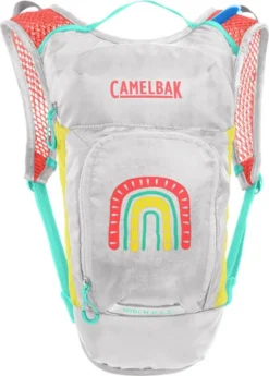 Camelbak Kids' Mini M.U.L.E. 50 Oz Hydration Pack - Grey/Rainbow -Camping Series Store 2814003000 greyrainbow c 19854.1682018071