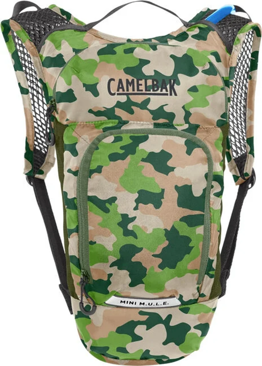 Camelbak Kids' Mini M.U.L.E. 50 Oz Hydration Pack - Camo 3 Camelbak Kids' Mini M.U.L.E. 50 Oz Hydration Pack - Camo - Image 3