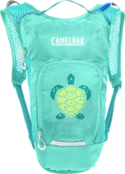 Camelbak Kids' Mini M.U.L.E. 50 Oz Hydration Pack - Turquoise/Turtle -Camping Series Store 2814402000 turquoiseturtle c 54659.1682022744
