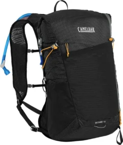Camelbak Octane 16 Hydration Hiking Pack With Fusion 2L Reservoir - Black/Apricot