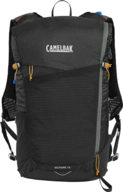 Camelbak Octane 16 Hydration Hiking Pack With Fusion 2L Reservoir - Black/Apricot -Camping Series Store 2826001000 blackapricot c 87754.1682023907