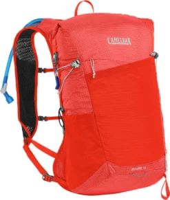 Camelbak Octane 16 Hydration Hiking Pack With Fusion 2L Reservoir - Red Poppy/Vapor