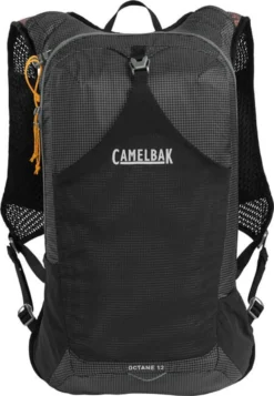 Camelbak Octane 12 Hydration Hiking Pack With Fusion 2L Reservoir - Black/Apricot -Camping Series Store 2827002000 black c 23658.1682086035