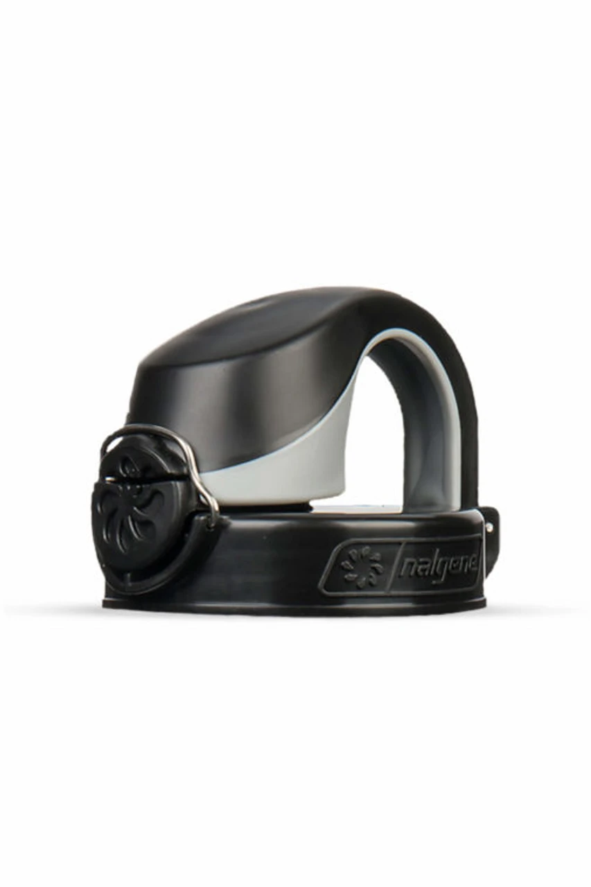 Nalgene 24oz On The Fly Lock-Top Sustain Bottle - Clear W/Black Cap 2 Nalgene 24oz On The Fly Lock-Top Sustain Bottle - Clear W/Black Cap - Image 2