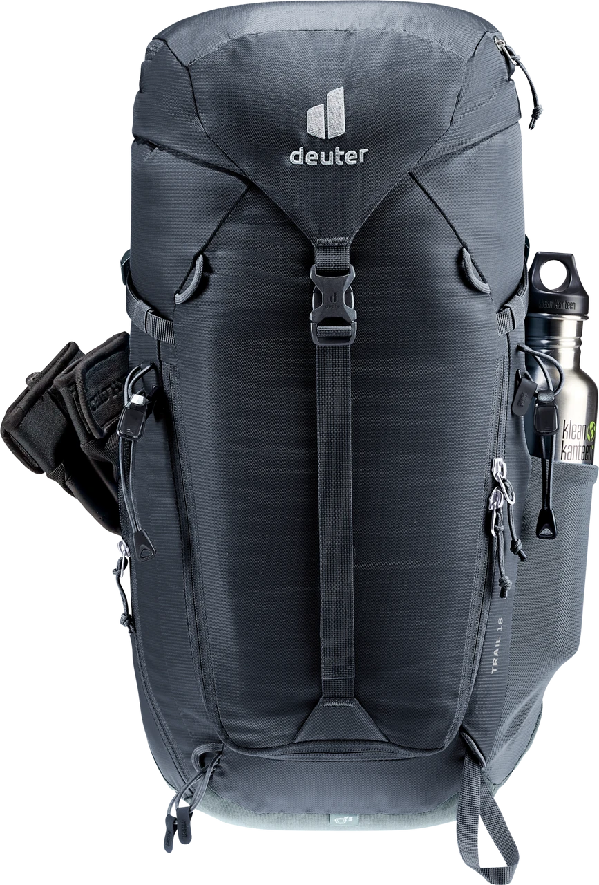 Deuter Trail 18 Backpack - Black/Shale 4 Deuter Trail 18 Backpack - Black/Shale - Image 4