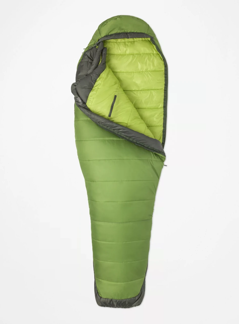 Marmot Women's Trestles Elite Eco 30 Degree Sleeping Bag - LZ - Wheatgrass/Crocodile 2 Marmot Women's Trestles Elite Eco 30 Degree Sleeping Bag - LZ - Wheatgrass/Crocodile - Image 2