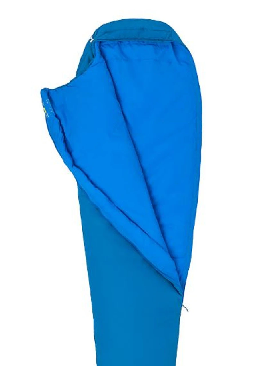Marmot Nanowave 25 Degree Sleeping Bag - Long - Classic Blue 2 Marmot Nanowave 25 Degree Sleeping Bag - Long - Classic Blue - Image 2