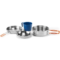 GSI Outdoors Stainless 1-Person Mess Kit - N/A