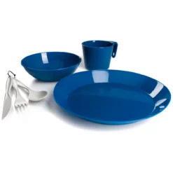 GSI Outdoors Cascadian 1 Person Table Set - Blue