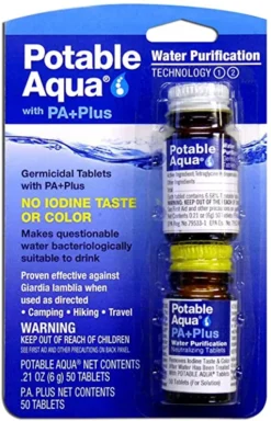 Water Purification Tablets With PA Plus - Multi