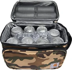 Carhartt Insulated 12 Can Two Compartment Lunch Cooler - Camo -Camping Series Store B0000304 902 d 42482.1659722665