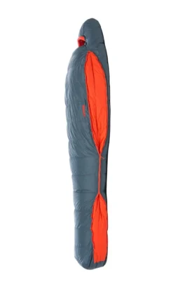 Big Agnes Torchlight 20 Degree Mummy Bag- Long - Slate/Orange