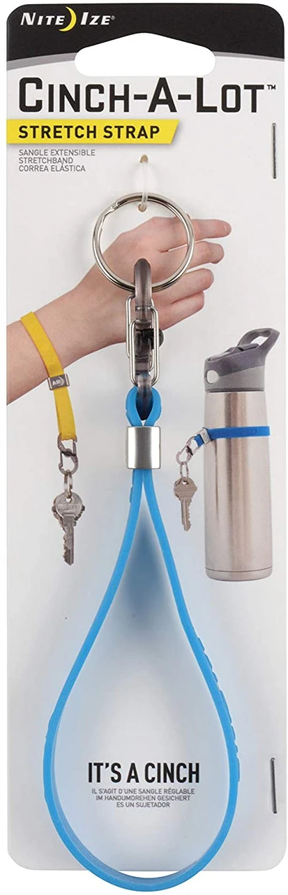 Nite Ize Cinch-A-Lot Stretch Strap - Blue 1 Nite Ize Cinch-A-Lot Stretch Strap - Blue