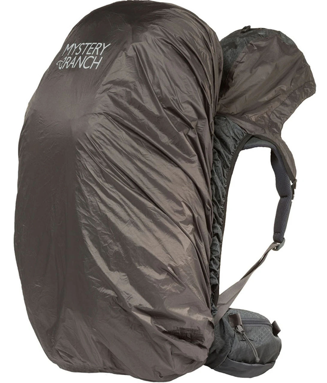 Mystery Ranch Hooded Pack Fly - Charcoal 1 Mystery Ranch Hooded Pack Fly - Charcoal