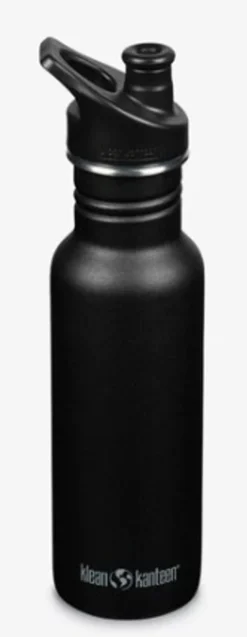 Klean Kanteen Classic Narrow 18oz-Sport Cap - Black
