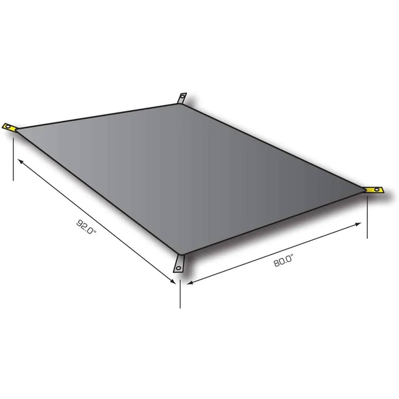Genesee 4 Tent Footprint - Grey 2 Genesee 4 Tent Footprint - Grey - Image 2