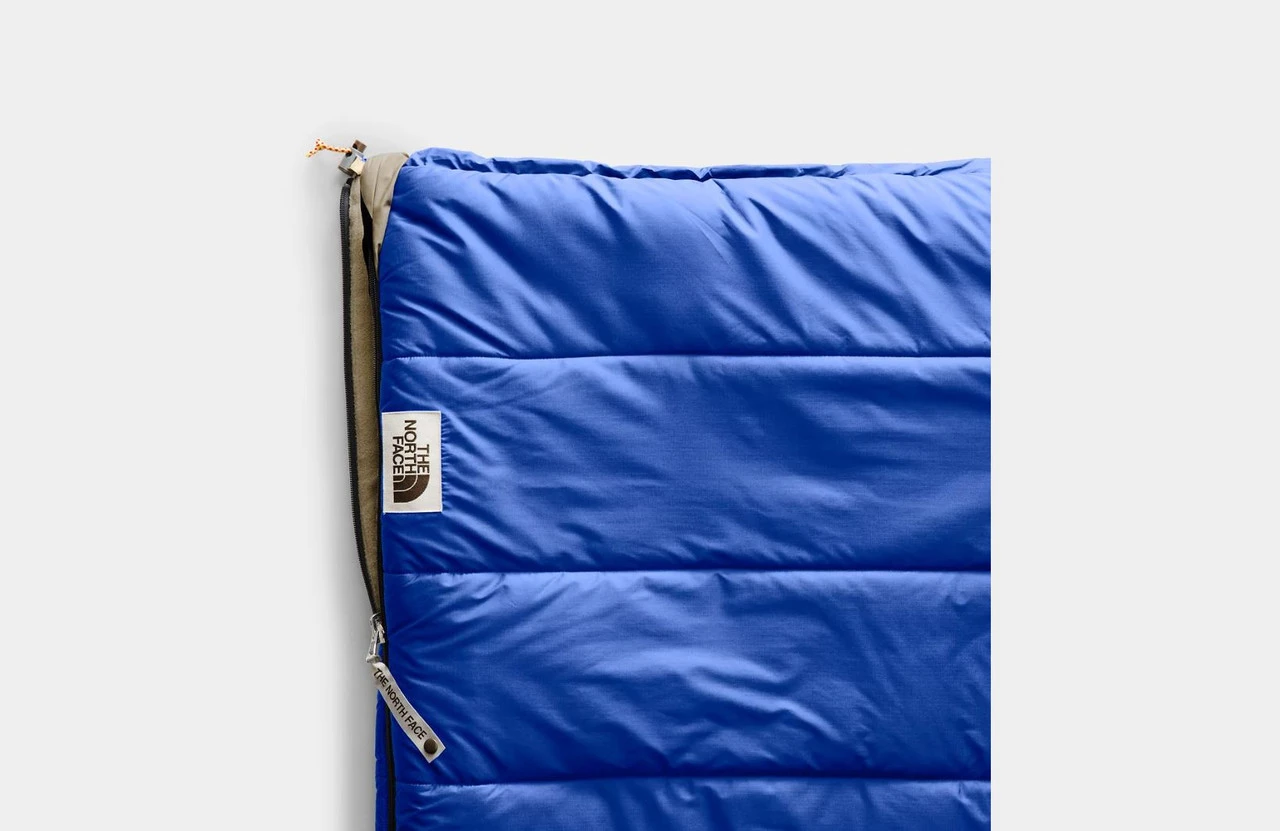 The North Face Eco Trail Bed Double 20 Long Sleeping Bag - TNF Blue/Twill Beige - (Past Season) 2 The North Face Eco Trail Bed Double 20 Long Sleeping Bag - TNF Blue/Twill Beige - (Past Season) - Image 2