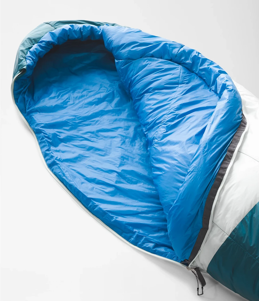 The North Face Cat's Meow Sleeping Bag - Banff Blue/Tin Grey 2 The North Face Cat's Meow Sleeping Bag - Banff Blue/Tin Grey - Image 2
