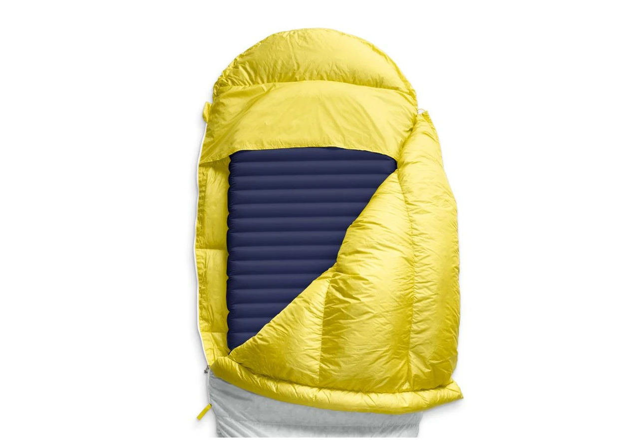 The North Face Chrysalis 20 Down Sleeping Bag - Tin Grey/Acid Yellow 6 The North Face Chrysalis 20 Down Sleeping Bag - Tin Grey/Acid Yellow - Image 6