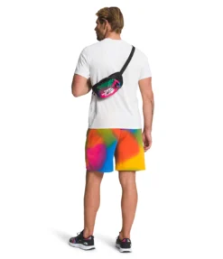 The North Face Bozer Hip Pack III-S - Super Sonic Blue Colorprint/Black 7 The North Face Bozer Hip Pack III-S - Super Sonic Blue Colorprint/Black -Camping Series Store NF0A52RX IUA modelback 77589.1678732630
