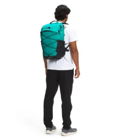 The North Face Men's Borealis Backpack - Porcelain Green/TNF Black -Camping Series Store NF0A52SE 2KQ modelback 41108.1678905429