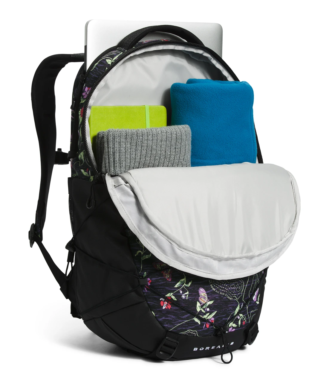 The North Face Women's Borealis Backpack - TNF Black IW Print/TNF Black 4 The North Face Women's Borealis Backpack - TNF Black IW Print/TNF Black - Image 4