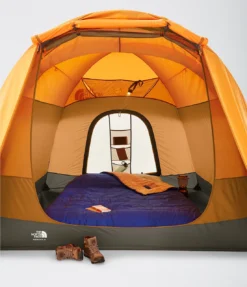 The North Face Wawona 4 Tent - Light Exuberance Orange/Timber Tan/New Taupe Green -Camping Series Store NF0A52VL Z3U 4 22466.1674753254