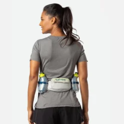 Nathan Trail Mix Plus Insulated Hydration Belt - Vapor Grey/Marine Blue -Camping Series Store NS4643 60060 f 42048.1665519936