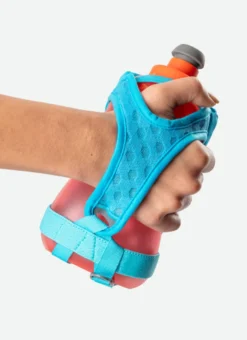 Nathan Quick Squeeze 18oz Handheld Bottle - Blue Me Away/Hibiscus -Camping Series Store NS70320 60021 d 20117.1665598760